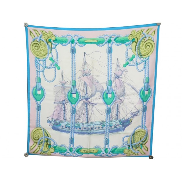 FOULARD HERMES TRIBORD SOIE 