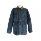 MANTEAU RALPH LAUREN RRL DOUBLE RL M 50 BLOUSON CUIR SUEDE BLEU JACKET 1950€