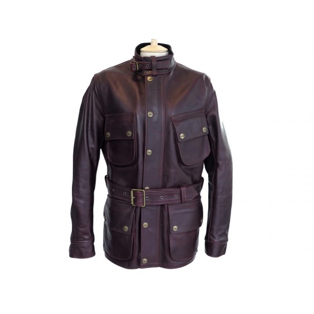 BLOUSON Barbour International x Triumph Perfo CUIR