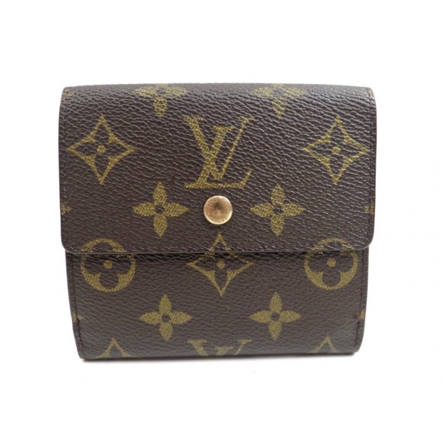 PORTEFEUILLE LOUIS VUITTON ELISE PORTE MONNAIE CARTES MONOGRAM LV WALLET 435€