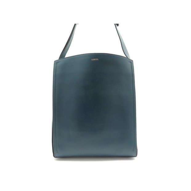 NEUF SAC A MAIN LANCEL A07667 SEAU EN CUIR VERT TURQUOISE LEATHER HAND BAG 795€