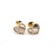 BOUCLES D'OREILLES POIRAY ATTRAPE COEUR 848303 EN OR ROSE GOLD EARRINGS 1680€