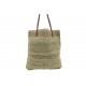 NEUF SAC A MAIN LINDE GALLERY CABAS 38 CM EN RAFFIA TRESSEE BEIGE TOTE BAG 395€