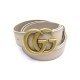 NEUF CEINTURE GUCCI MARMONT CUIR BEIGE 