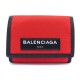 NEUF PORTEFEUILLE BALENCIAGA TOILE ROUGE 