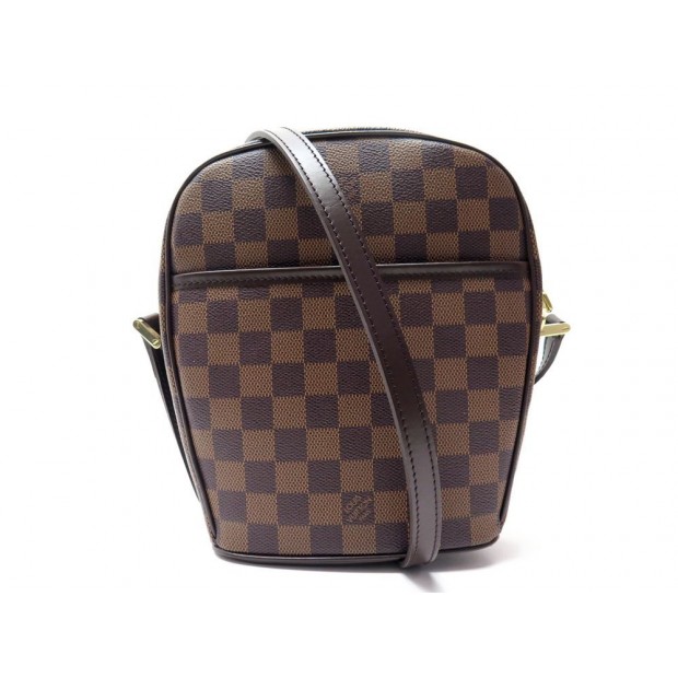 NEUF SAC A MAIN LOUIS VUITTON IPANEMA EN TOILE DAMIER EBENE + BOITE POCHON 