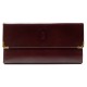 PORTEFEUILLE MUST DE CARTIER EN CUIR BORDEAUX PORTE MONNAIE LEATHER WALLET 560€