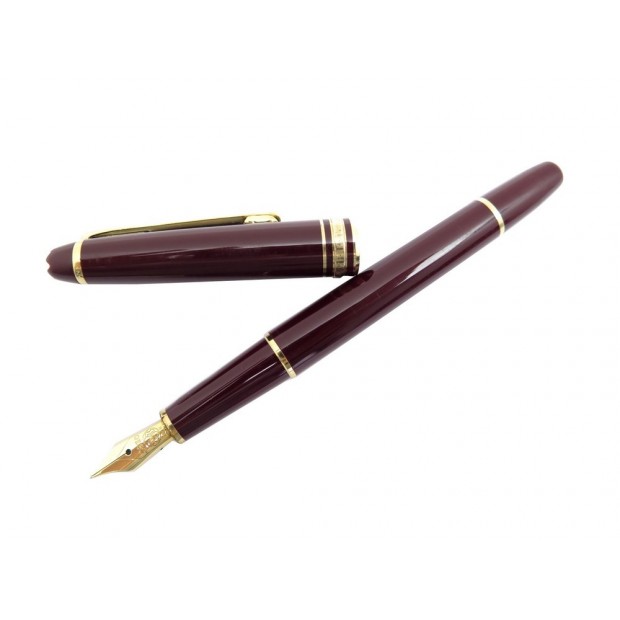 STYLO PLUME MONTBLANC MEISTERSTUCK CLASSIQUE DORE BORDEAUX FOUNTAIN PEN 505€