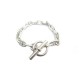 BRACELET HERMES CHAINE ANCRE PM ARGENT 