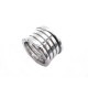 NEUF BAGUE BULGARI B ZERO 1 CINQ RANGS 356371 53 EN OR BLANC GOLD RING 2420€