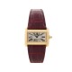 MONTRE CARTIER TANK DIVAN 2601 QUARTZ 31 MM OR JAUNE CUIR CROCODILE WATCH 5490€