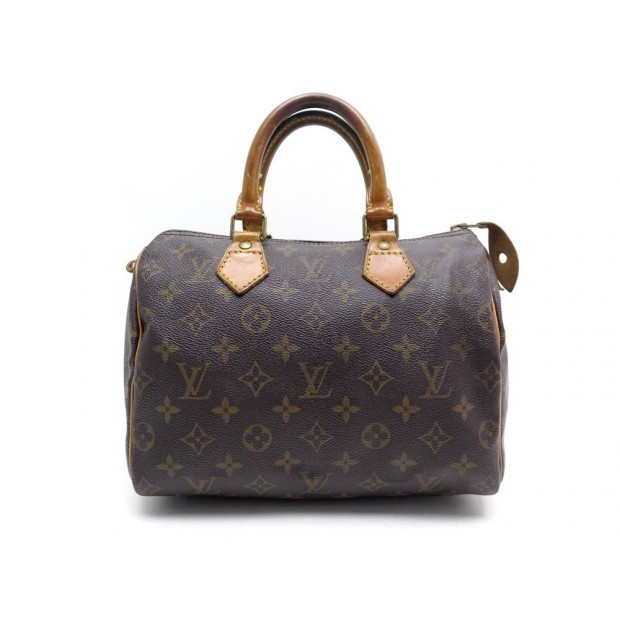 SAC A MAIN LOUIS VUITTON SPEEDY TOILE MONOGRAM MARRON 