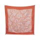 NEUF FOULARD HERMES CHEMIN DE GARRIGUE SOIE 