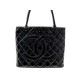 SAC A MAIN CHANEL SHOPPING MEDAILLON CUIR MATELASSE VERNI 