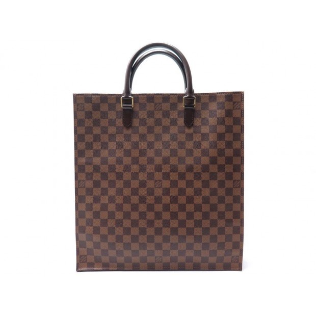 NEUF SAC A MAIN LOUIS VUITTON CABAS PLAT TOILE DAMIER EBENE NEW CANVAS BAG 1010€