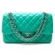 SAC A MAIN CHANEL TIMELESS GRAND CLASSIQUE JUMBO CUIR MATELASSE VERT PURSE 5350€