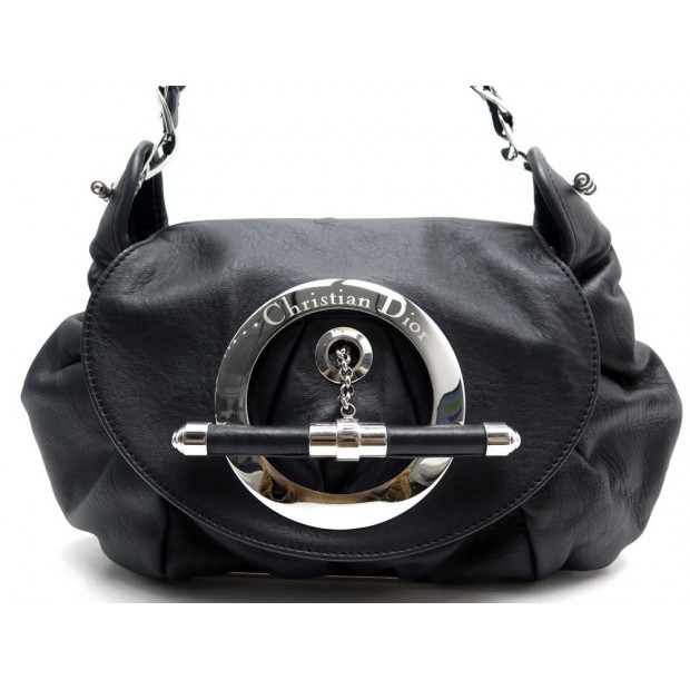 SAC A MAIN CHRISTIAN DIOR JAZZ CLUB CUIR NOIR 