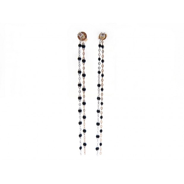 BOUCLES D'OREILLES GIGI CLOZEAU PUCES MINI PERLES DIAMANTS + 3 PENDANTS OR 1270€