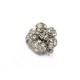 BAGUE CHANEL FLEUR TAILLE 52 EN METAL ARGENTE 16.7 GR SILVER FLOWER RING 590€