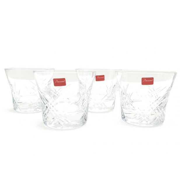NEUF LOT DE 4 VERRES BACCARAT 
