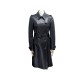 MANTEAU VESTE LONGUE GUCCI CUIR AGNEAU NOIR FEMME 