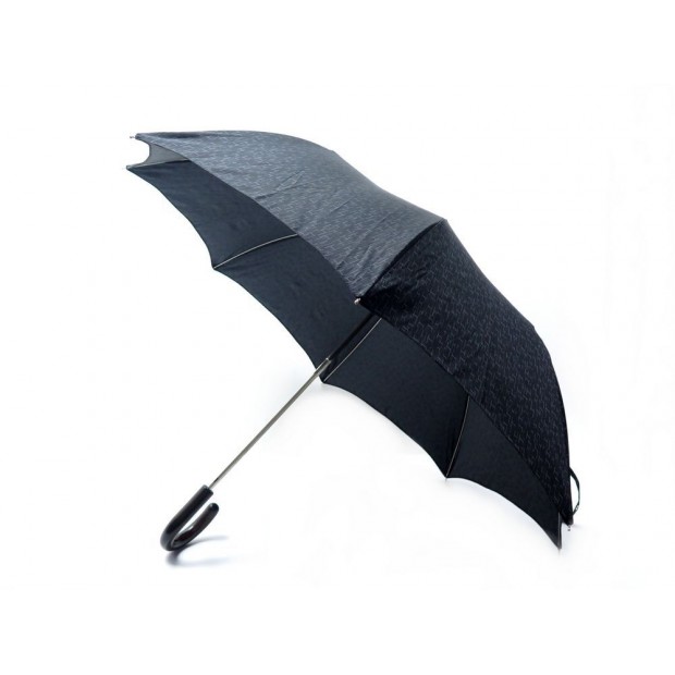 PARAPLUIE PLIANT HERMES PLUIE DE H H310359M01 POLYESTER NOIR BLACK UMBRELLA 475€