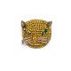 BROCHE GUCCI CHAT CRISTAUX 