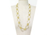 collier hermes sautoir fleurs 80 cm or jaune