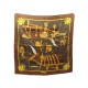 VINTAGE FOULARD HERMES HARNAIS DE COUR 1ERE EDITION 1977 CARRE BOITE SCARF 370€