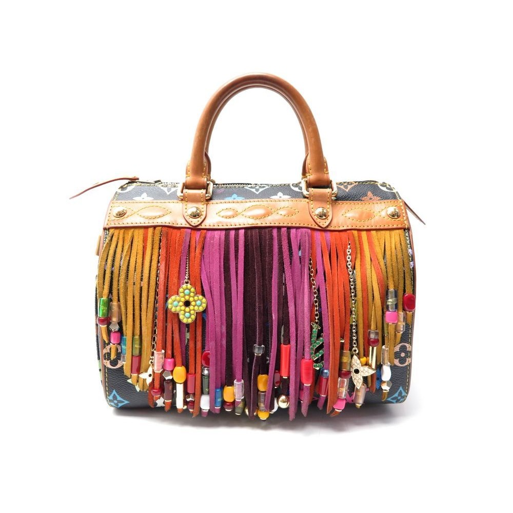 Louis Vuitton, Speedy Murakami Fringe 25 bag in multicol…