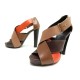 CHAUSSURES HERMES SANDALES CUIR MULTICOLORE T37 