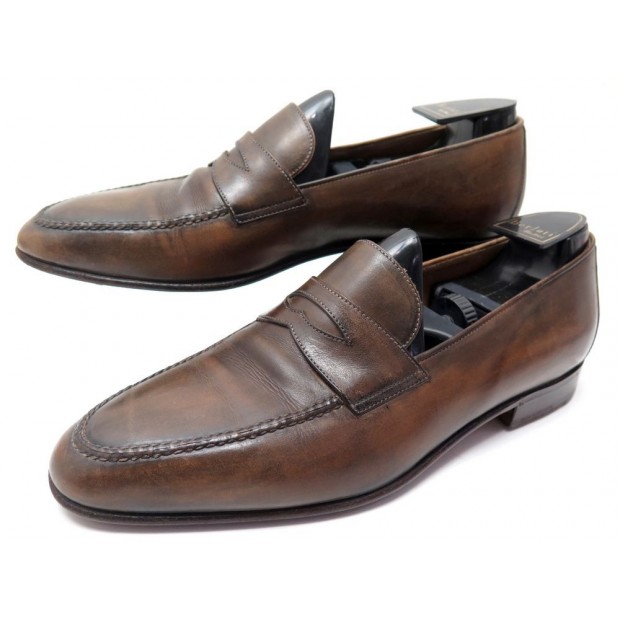 CHAUSSURES BERLUTI ANDY MOCASSIN CUIR PATINE 