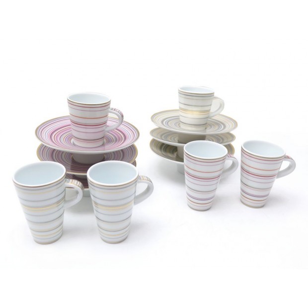 NEUF LOT DE 6 TASSES A CAFE + COUPELLES RAYNAUD ATTRACTION COFFEE CUPS 732€