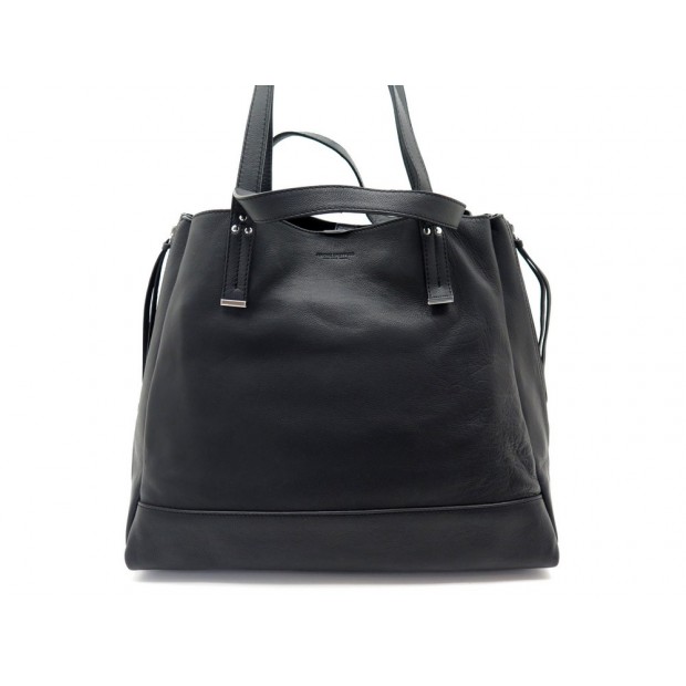 SAC A MAIN JEROME DREYFUSS GEORGES L CUIR NOIR BLACK LEATHER SHOULDER BAG 960€