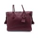 NEUF SAC A MAIN LONGCHAMP PENELOPE L1297843E78 CUIR GRAINE BORDEAUX HANDBAG 720€