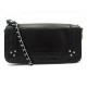 NEUF SAC A MAIN JEROME DREYFUSS BOB BANDOULIERE EN CUIR NOIR HAND BAG 375€