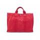 SAC A MAIN HERMES TOTO GM 42 CM CABAS TOILE COTON ROUGE RED TOTE HAND BAG 1300