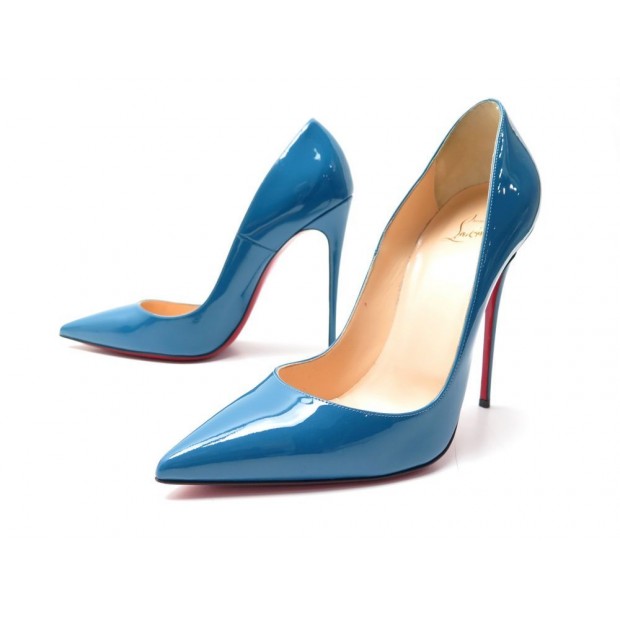 NEUF CHAUSSURES CHRISTIAN LOUBOUTIN ESCARPINS SO KATE 40 CUIR VERNI SOES 575€