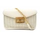 SAC A MAIN MARC BY MARC JACOBS POCHETTE PAILLE TRESSEE CUIR BANDOULIERE 250€