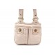 NEUF SAC A MARC BY MARC JACOBS POCHETTE CUIR BEIGE LEATHER HAND BAG PURSE 300€