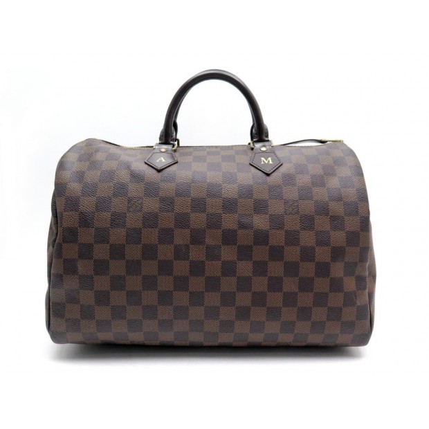 SAC A MAIN LOUIS VUITTON SPEEDY 35 TOILE DAMIER EBENE N41363 CANVAS HANDBAG 855€