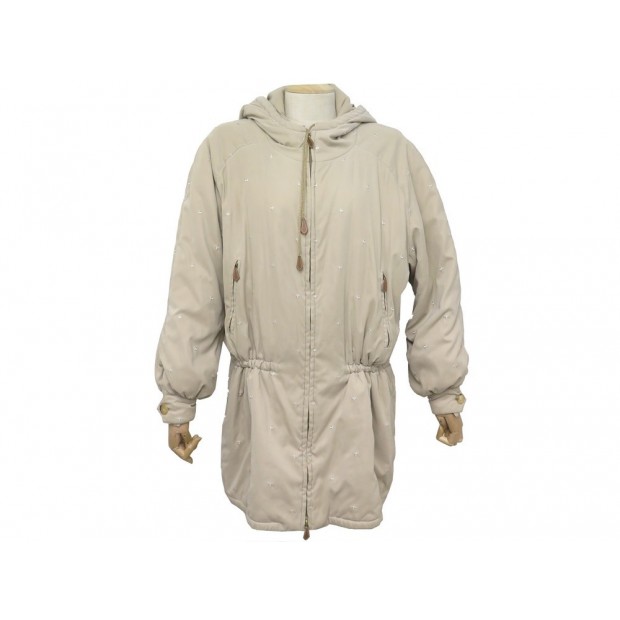 MANTEAU HERMES BEIGE T42 