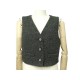 VESTE CHENAL SANS MANCHES TWEED GRIS 