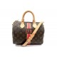 SAC A MAIN LOUIS VUITTON SPEEDY 25 BANDOULIERE MONOGRAM PERSONNALISE 