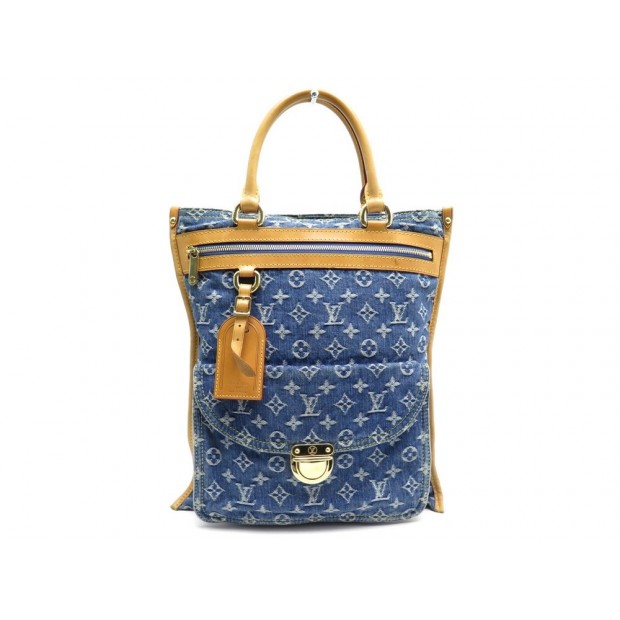 LOUIS VUITTON Denim Sac Plat 38899