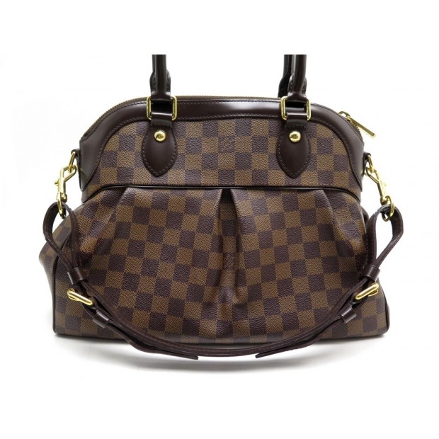 SAC LOUIS VUITTON TREVI PM TOILE DAMIER MARRON 