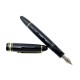 NEUF STYLO PLUME MONTBLANC MEISTERSTUCK 146 RESINE NOIRE + ENCRIER FOUNTAIN PEN 