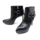 CHAUSSURES SAINT LAURENT 328626 BOTTINES A TALONS 39 CUIR NOIR LOW BOOTS 1265€