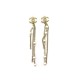 BOUCLES D'OREILLES CHANEL PERLES PENDANTES 