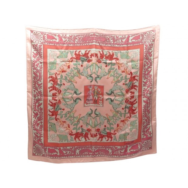 FOULARD HERMES EARLY AMERICA ROSE 